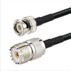 BNC MALE TO UHF FEMALE JUMPER RG58